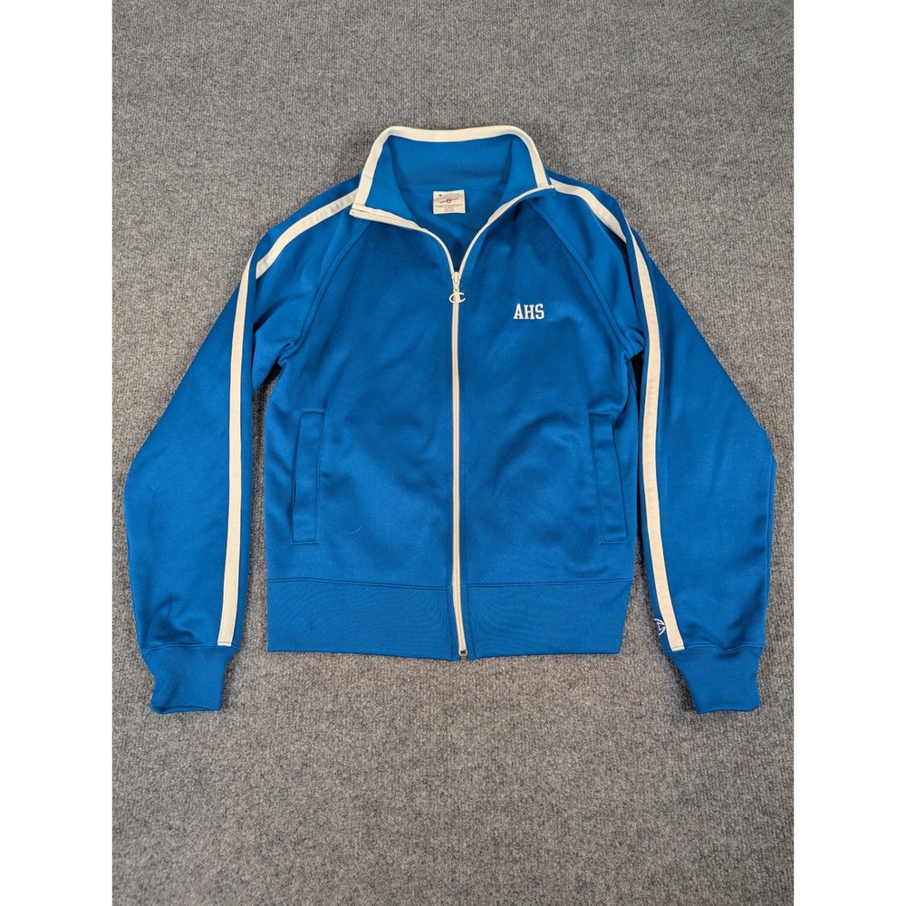 Champion Field House Auburn 1935 Track Jacket Mens Small Blue Full Zip AHS 2334